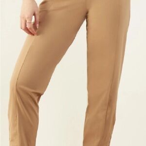 ADAY Tan Straight Leg Women's Pants